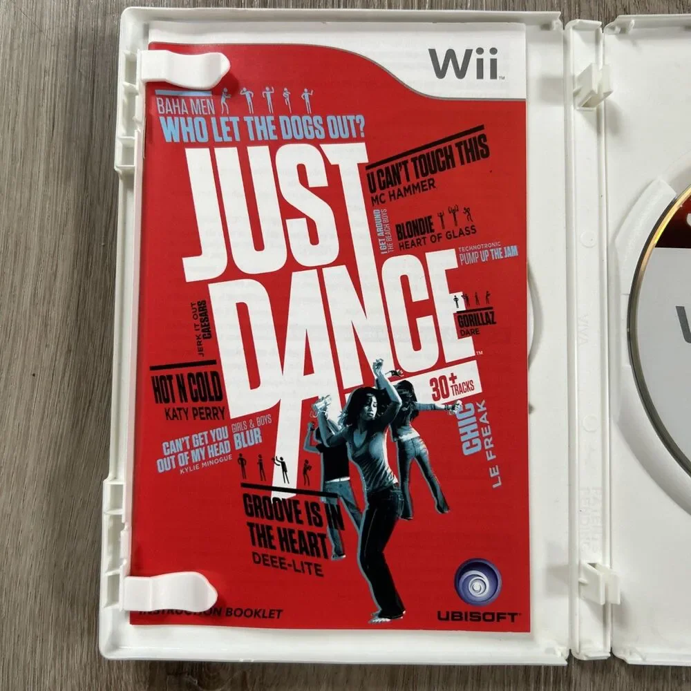 Just Dance Nintendo Wii 2009 Dancing Video Game CIB Complete Tested Works